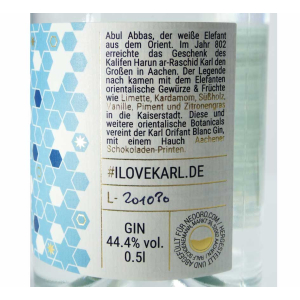 KARL ORIFANT BLANC Gin / 44.4% / 500ml
