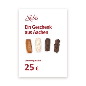 Geschenkgutschein 25 € – Aachener Printen