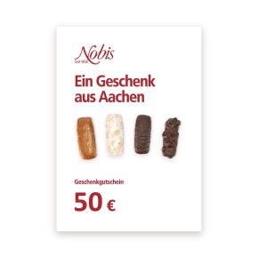 Geschenkgutschein 50 € – Aachener Printen